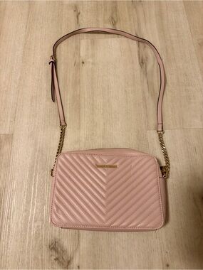 Aldo Pink Quilted Crossbody Bag